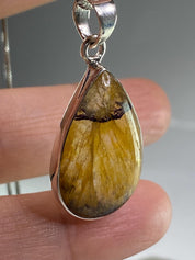 Blue John Silver Pendant - Extremely Rare