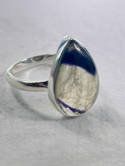 Blue John Silver Ring - Extremely Rare