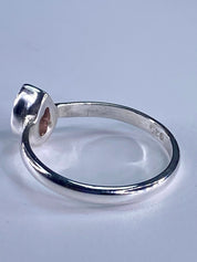 Tourmaline Pink 925 Silver Teardrop Ring