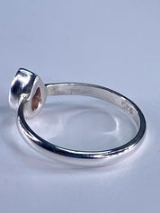 Tourmaline Pink 925 Silver Teardrop Ring