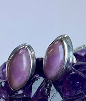 Peruvian Phosphosiderite Silver Studs (UV1)