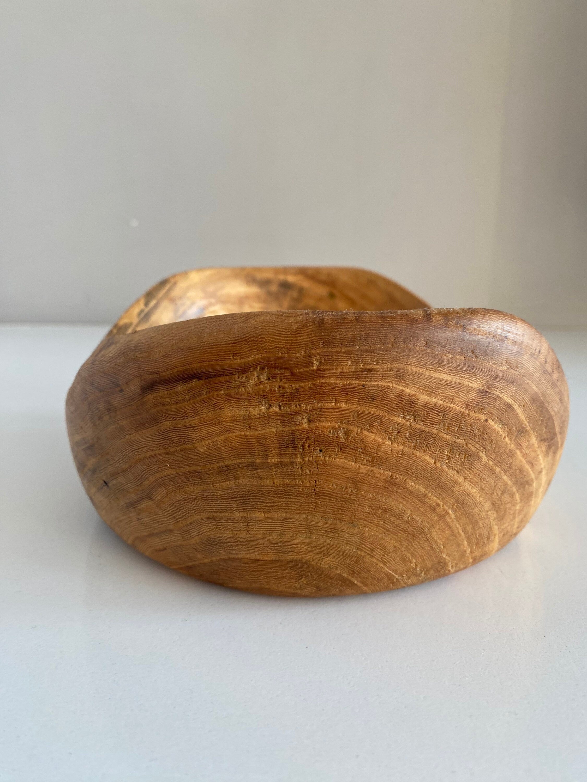Scandinavian Ash Wood Bowl