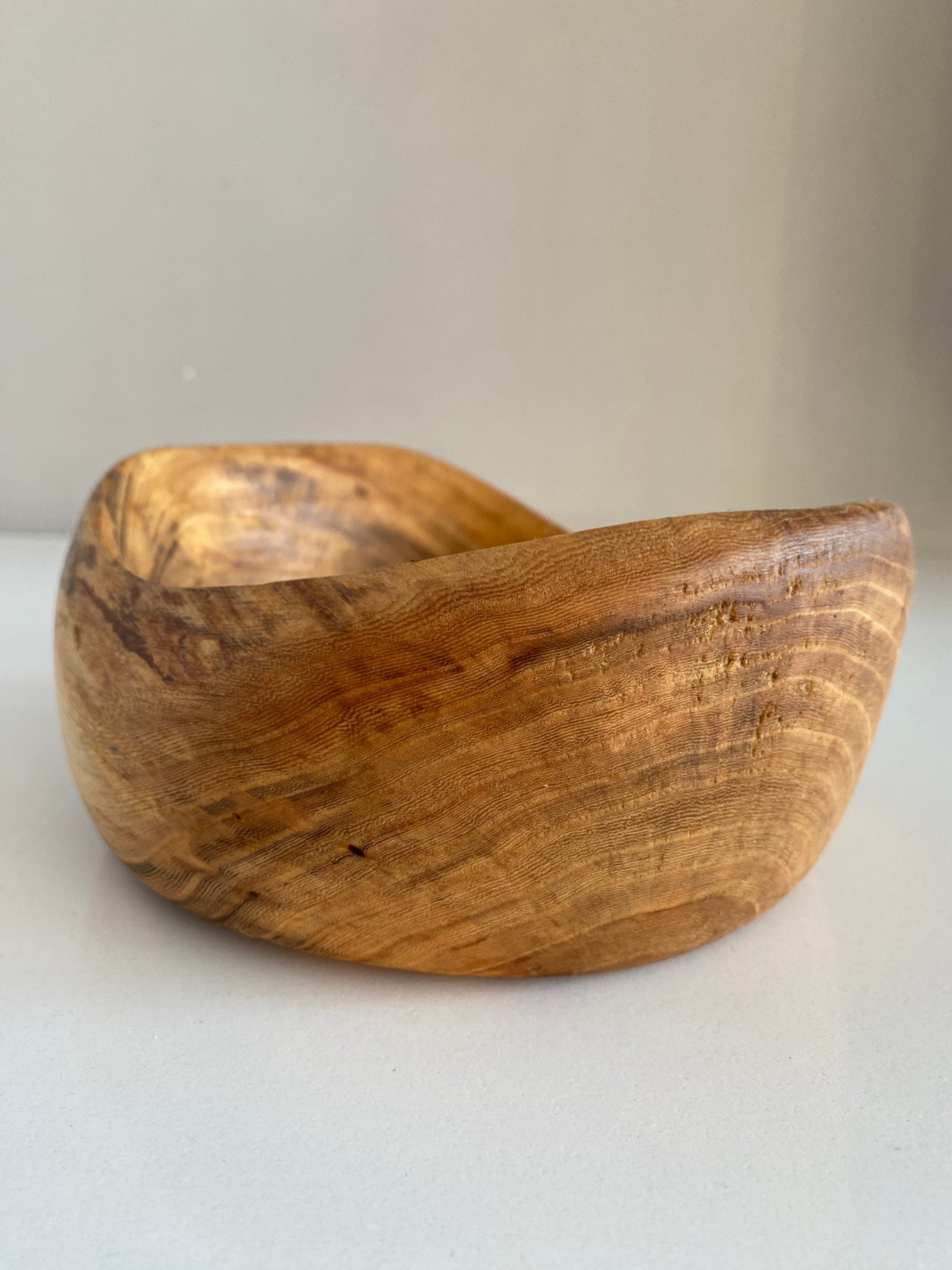 Scandinavian Ash Wood Bowl