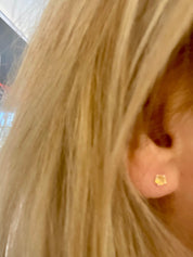 Natural Citrine Sterling Silver Studs