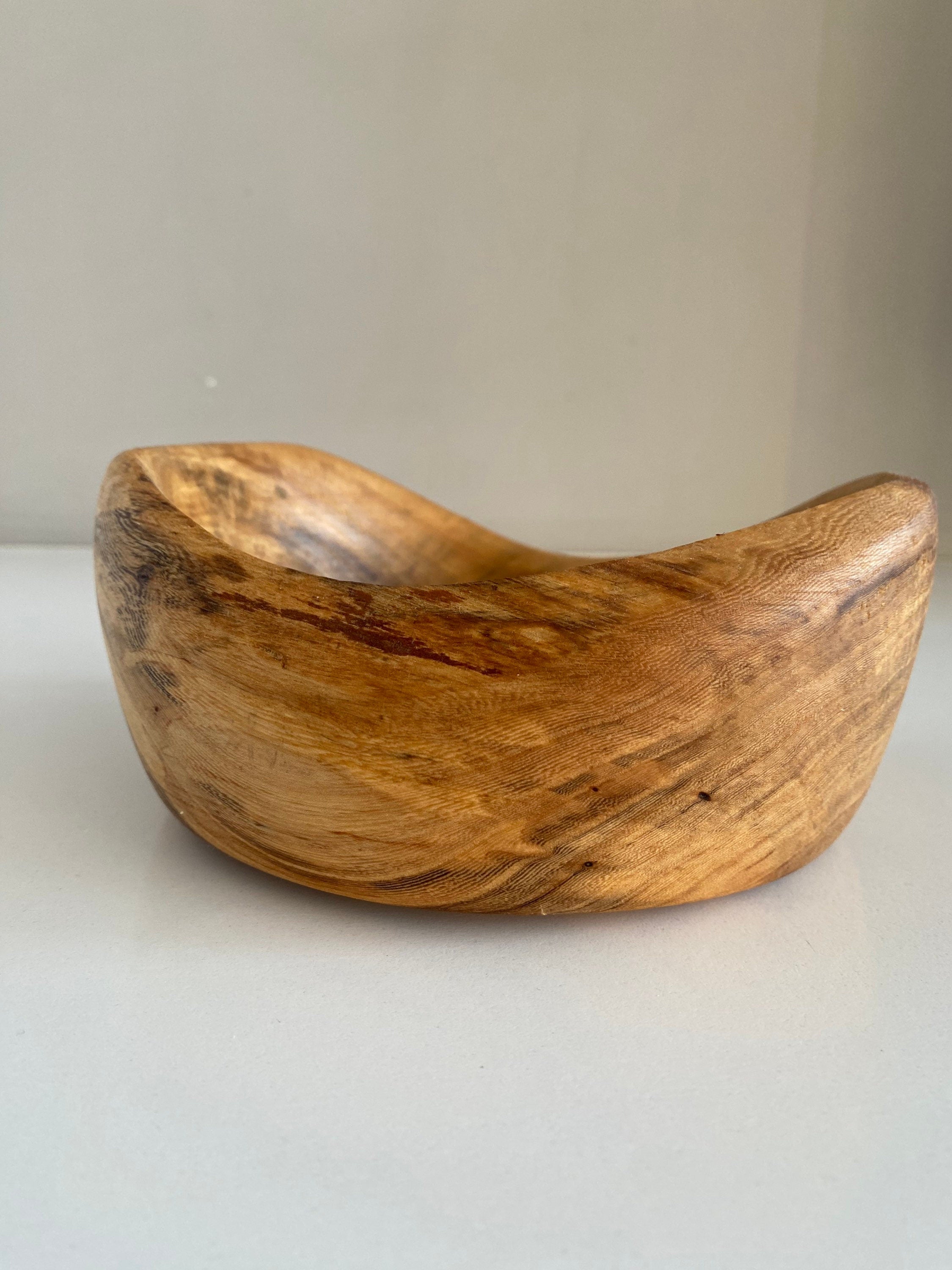 Scandinavian Ash Wood Bowl
