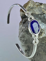 Sapphire Sterling Silver Bracelet