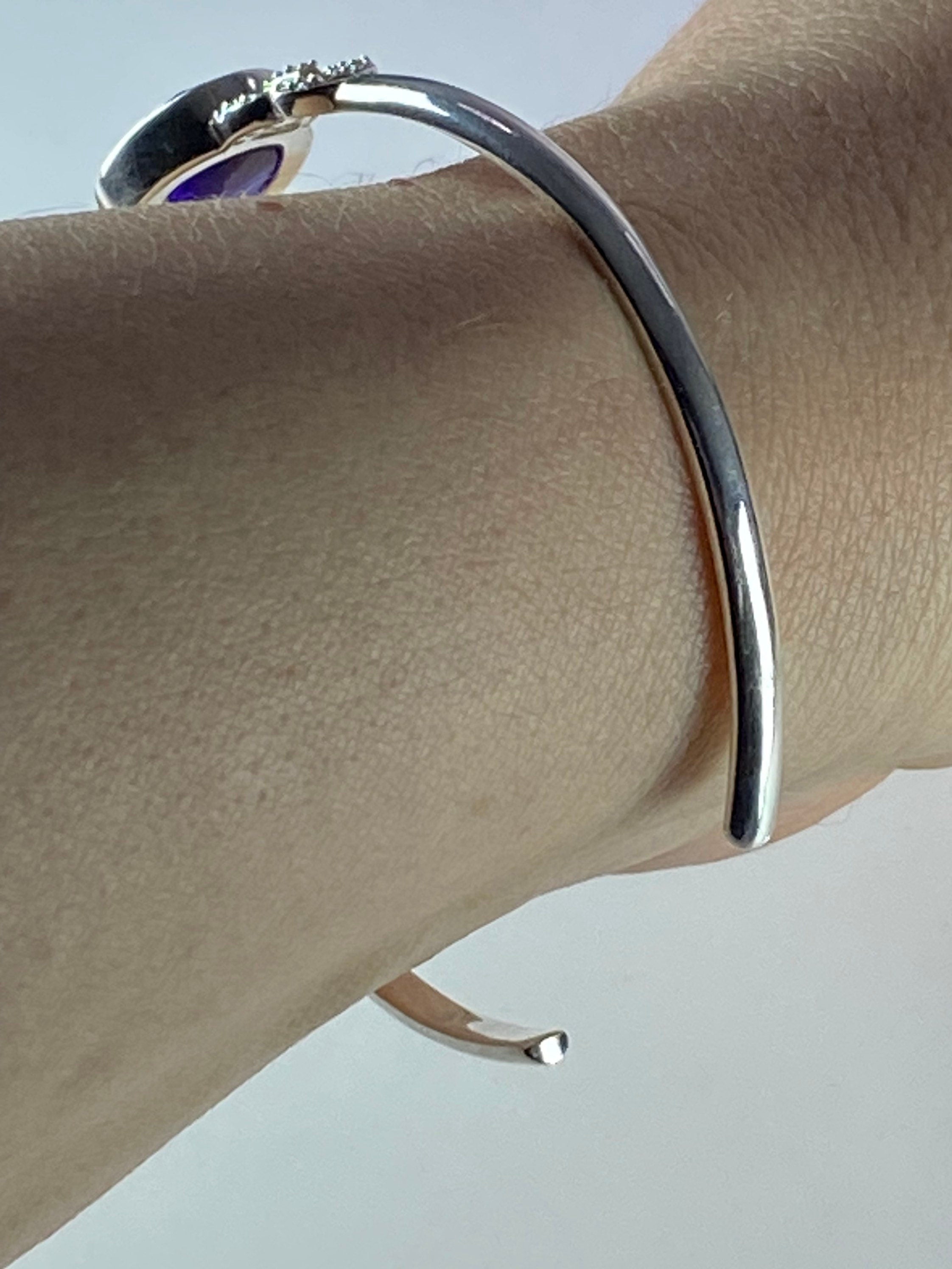 Sapphire Sterling Silver Bracelet