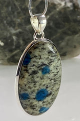 K2 Jasper and Sterling Silver Pendant Including Chain (M0523)