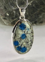 K2 Jasper and Sterling Silver Pendant Including Chain (M0523)