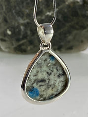 K2 Jasper and Sterling Silver Pendant Including Chain (M0523)