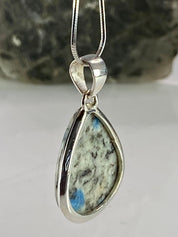 K2 Jasper and Sterling Silver Pendant Including Chain (M0523)