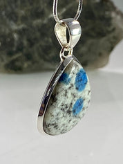 K2 Jasper and Sterling Silver Pendant Including Chain (M0523)