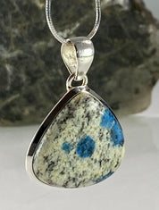 K2 Jasper and Sterling Silver Pendant Including Chain (M0523)