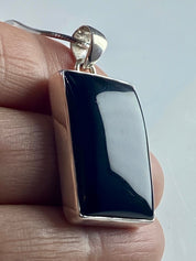 Hematite and Silver Pendant Including the Chain (M0523)