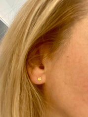 Natural Citrine Sterling Silver Studs