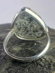 High Quality K2 Jasper and Silver Ring (M0523)