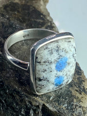 High Quality K2 Jasper and Silver Ring (M0523)