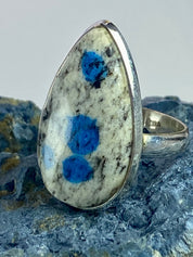 High Quality K2 Jasper and Silver Ring (M0523)