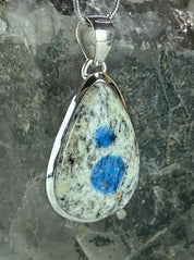 K2 Jasper and Sterling Silver Pendant Including Chain (M0523)