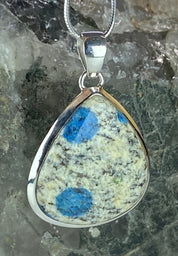 K2 Jasper and Sterling Silver Pendant Including Chain (M0523)