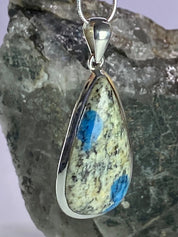 K2 Jasper and Sterling Silver Pendant Including Chain (M0523)