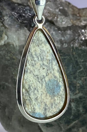 K2 Jasper and Sterling Silver Pendant Including Chain (M0523)