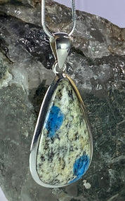 K2 Jasper and Sterling Silver Pendant Including Chain (M0523)