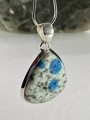 K2 Jasper and Sterling Silver Pendant Including Chain (M0523)