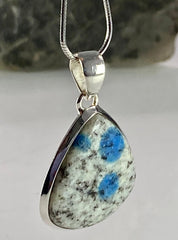 K2 Jasper and Sterling Silver Pendant Including Chain (M0523)