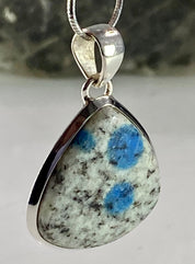 K2 Jasper and Sterling Silver Pendant Including Chain (M0523)