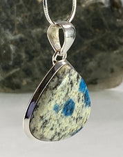 K2 Jasper and Sterling Silver Pendant Including Chain (M0523)