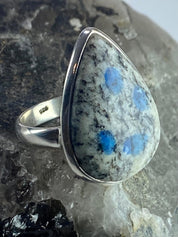 High Quality K2 Jasper and Silver Ring (M0523)