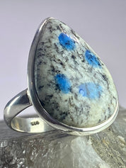 High Quality K2 Jasper and Silver Ring (M0523)