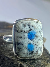 High Quality K2 Jasper and Silver Ring (M0523)