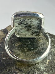 High Quality K2 Jasper and Silver Ring (M0523)
