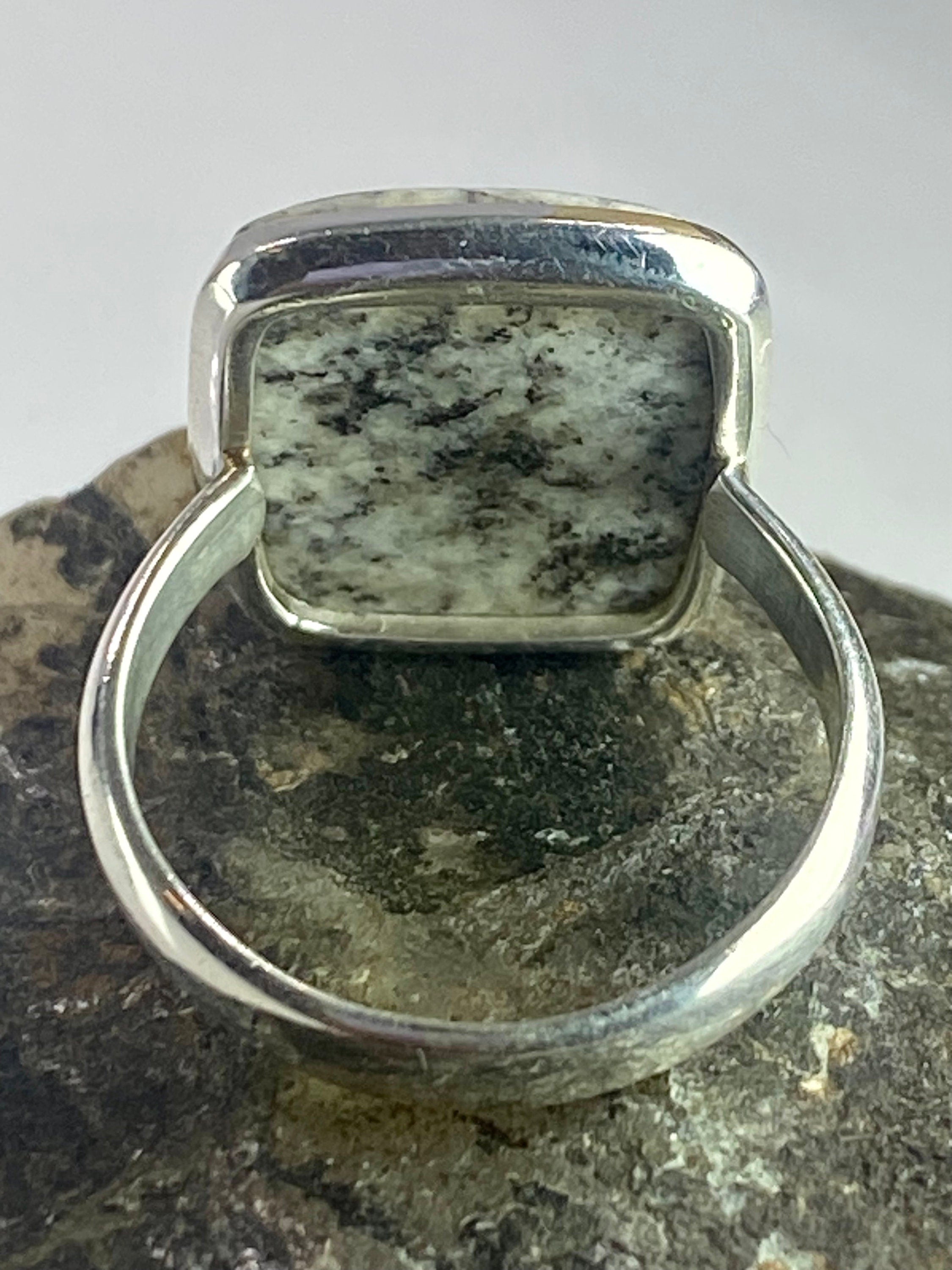 High Quality K2 Jasper and Silver Ring (M0523)