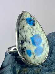 High Quality K2 Jasper and Silver Ring (M0523)