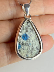 K2 Jasper and Sterling Silver Pendant Including Chain (M0523)