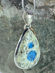 K2 Jasper and Sterling Silver Pendant Including Chain (M0523)