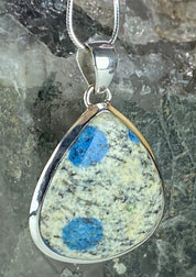 K2 Jasper and Sterling Silver Pendant Including Chain (M0523)