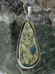 K2 Jasper and Sterling Silver Pendant Including Chain (M0523)