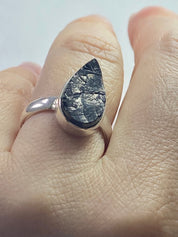High Quality Shungite Sterling Silver Ring