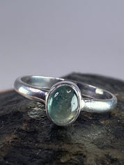 Aquamarine 925 silver ring