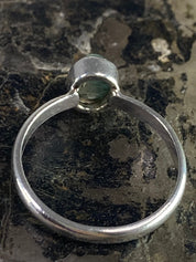 Aquamarine 925 silver ring