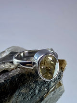 Citrine and Sterling Silver Ring (A2)