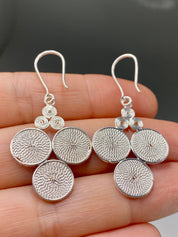 Spiral Silver Earrings