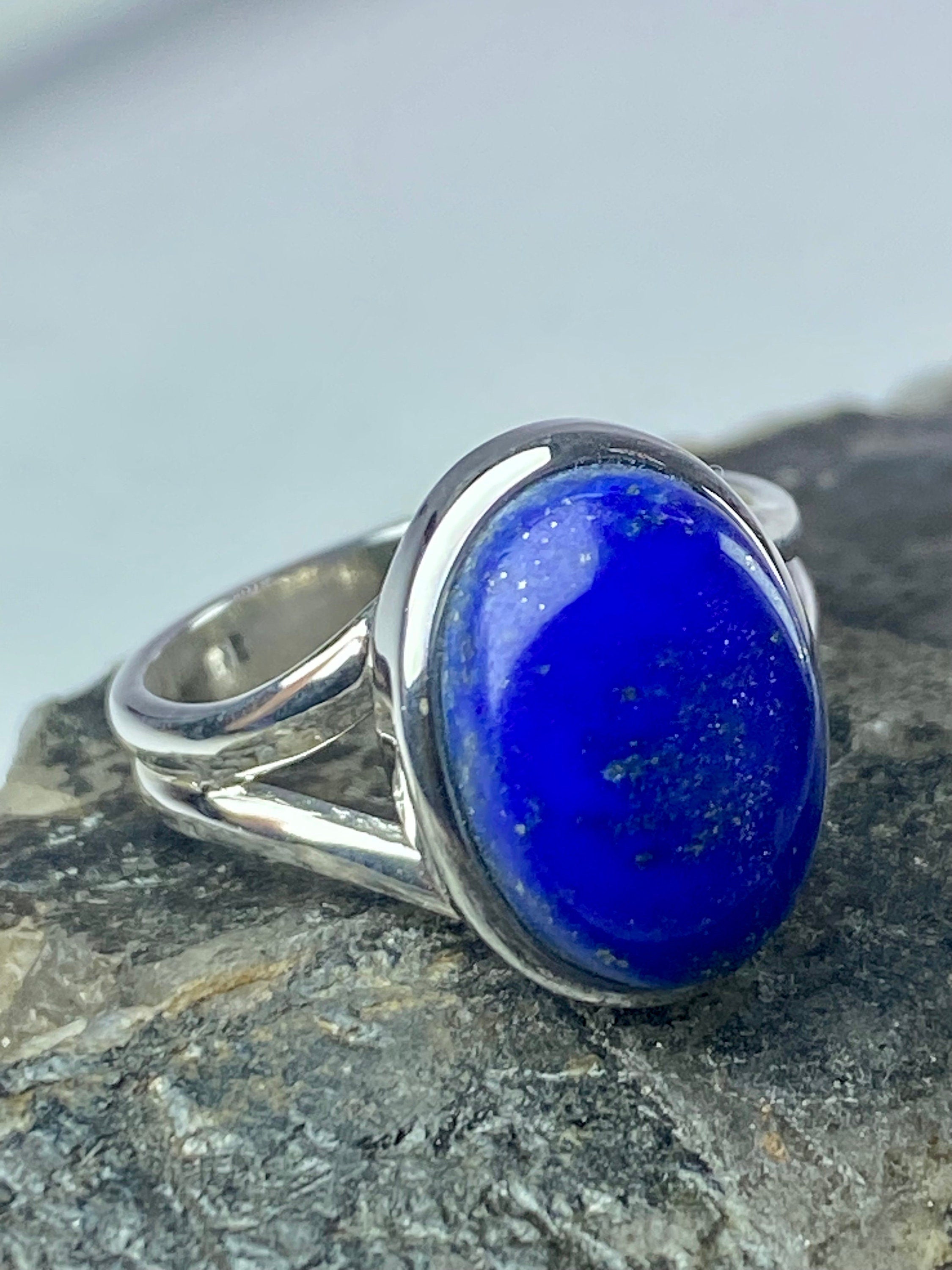 Lapis Lazuli and Silver Ring (UV2783)