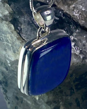 Lapis Lazuli(A+) 925 Silver Pendant (UV2531)