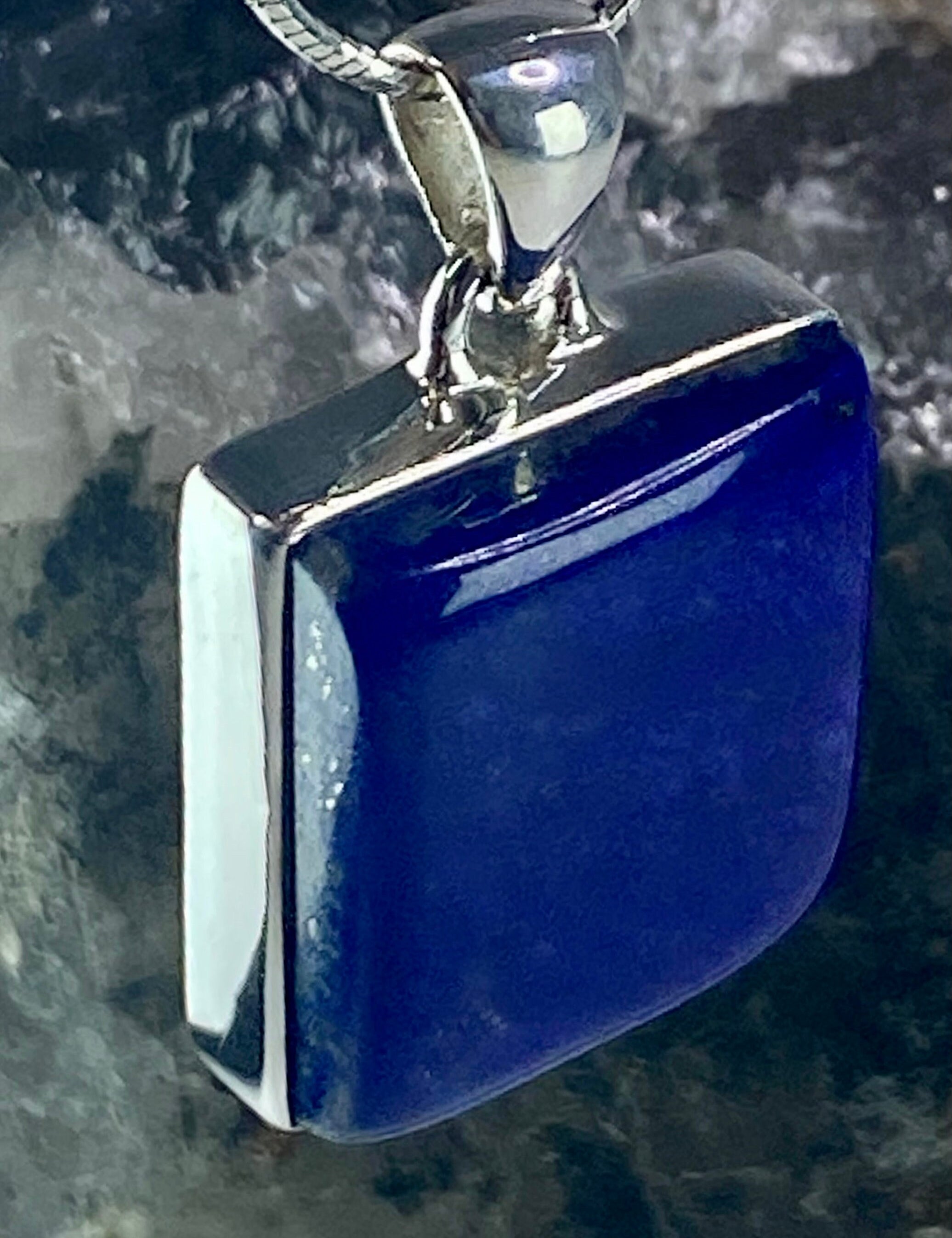 Lapis Lazuli(A+) 925 Silver Pendant (UV2625)