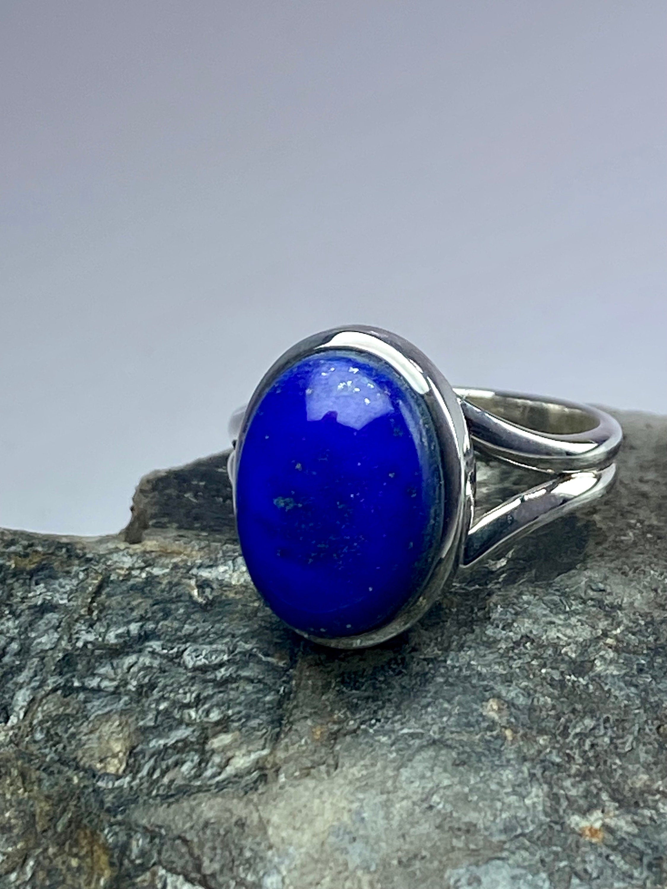 Lapis Lazuli and Silver Ring (UV2783)